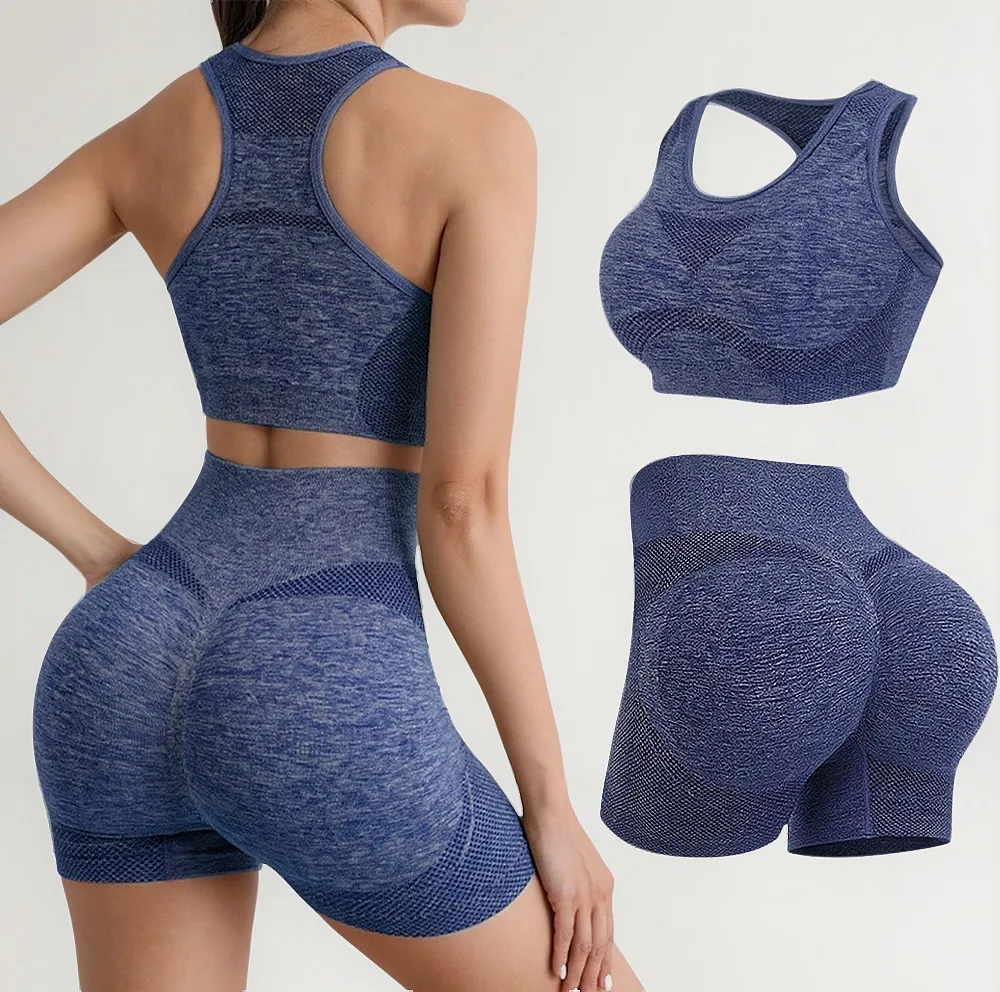 Set seamless leggings + top